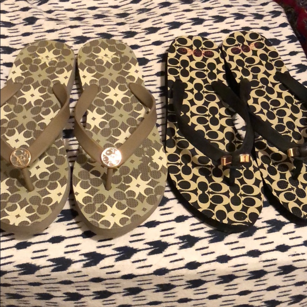 Coach flip-flops 7/8